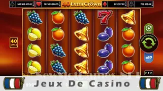 Icône de la fente 40 Extra Crown Slot