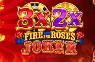 Icône de la fente 3x 2x Fire and Roses Joker