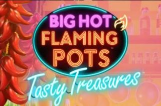 Icône de la fente Big Hot Flaming Pots Tasty Treasures