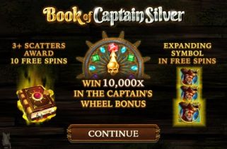 Icône de la fente Book of Captain Silver