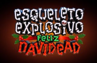 Icône de la fente Esqueleto Explosivo Feliz Navidead