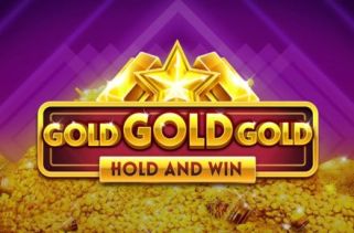 Icône de la fente Gold Gold Gold Hold and Win