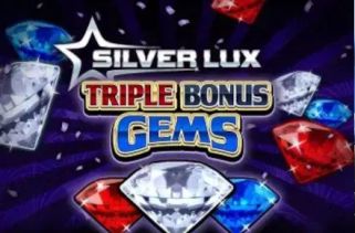 Icône de la fente Silver Lux Triple Bonus Gems