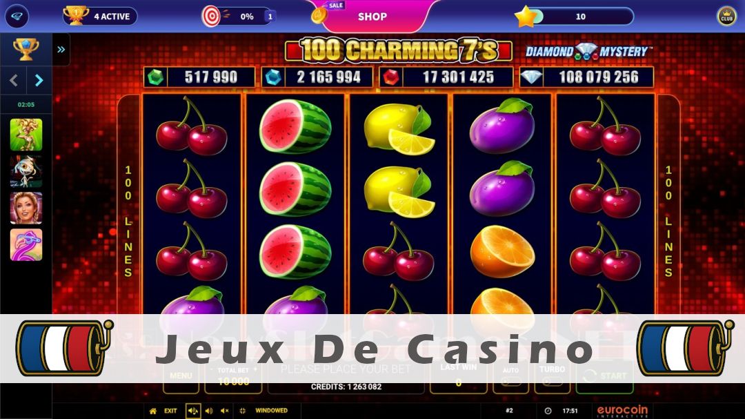Démo de la machine à sous Diamond Mystery - 100 Charming 7s