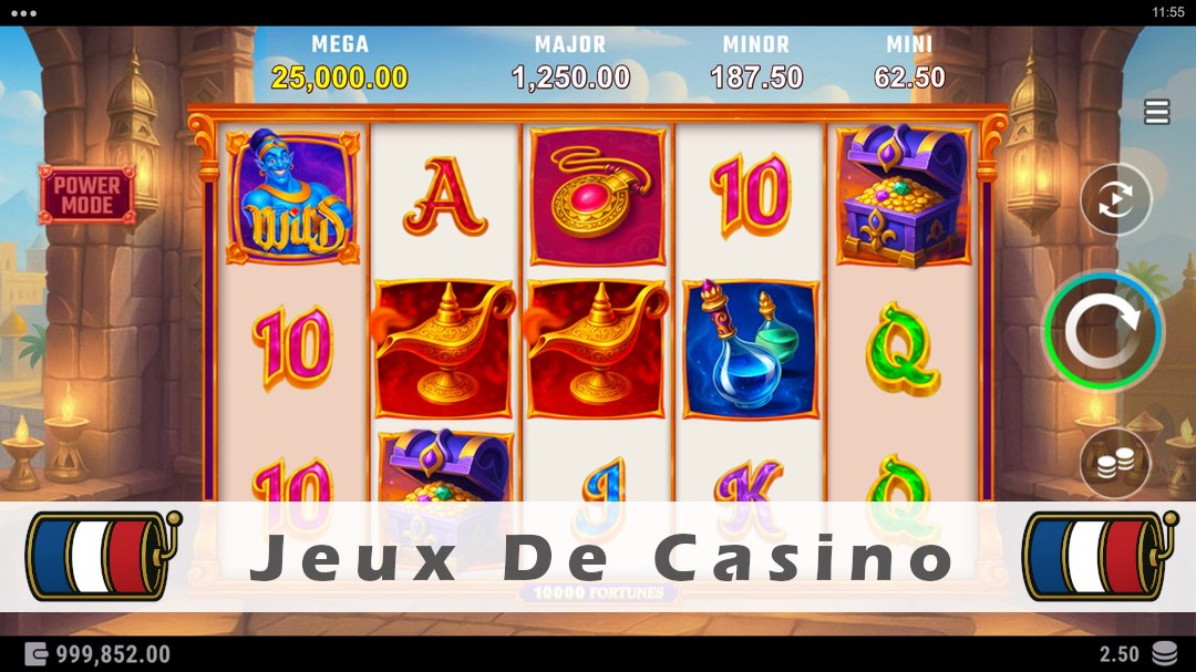 Démo de la machine à sous 10000 Fortunes
