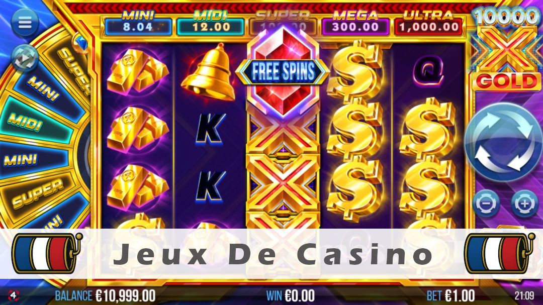 Démo de la machine à sous 10000 X Gold