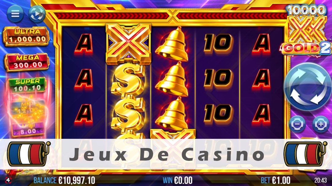 Démo de la machine à sous 10000X Gold 2
