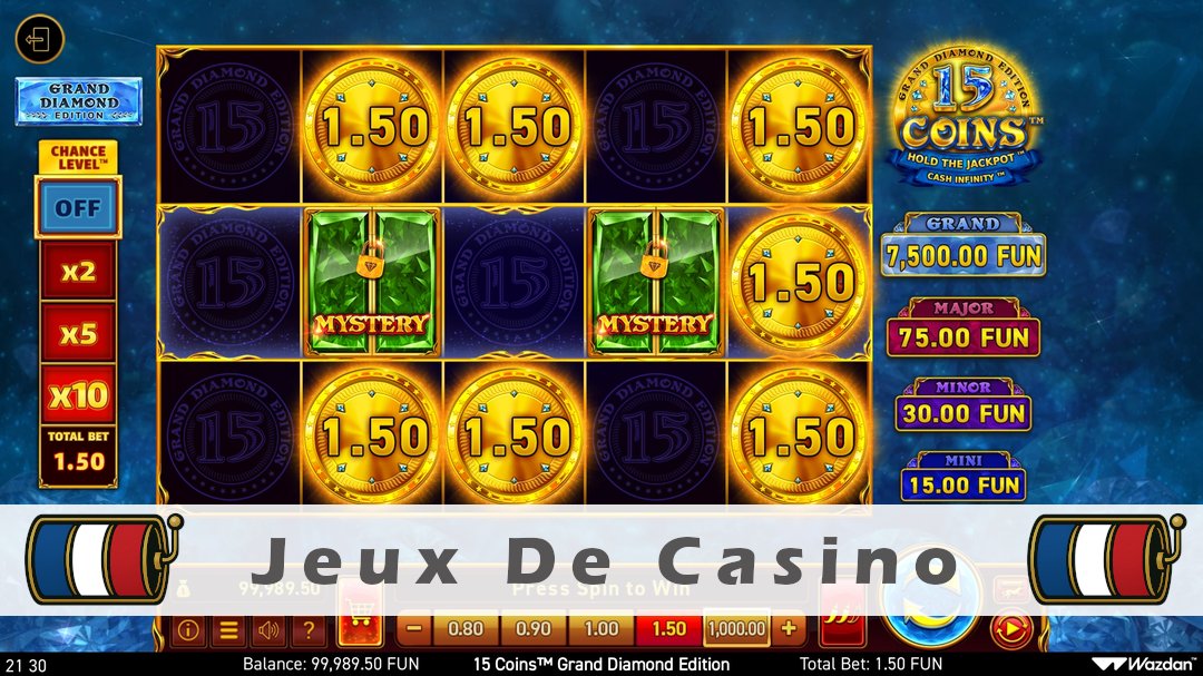 Démo de la machine à sous 15 Coins Grand Diamond Edition