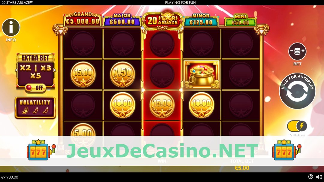Démo de la machine à sous 20 Stars Ablaze