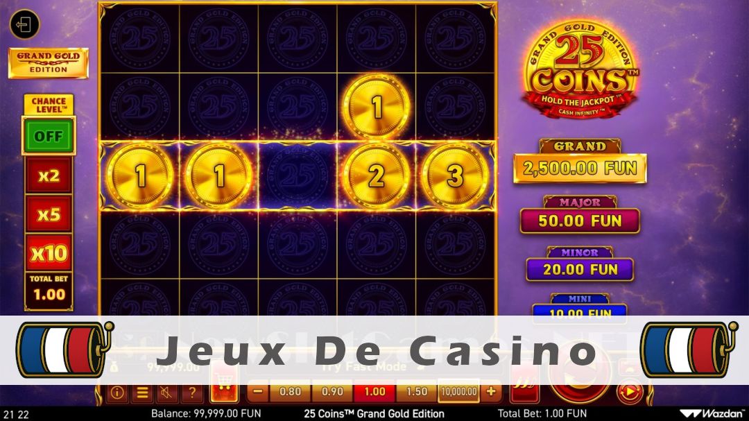 Démo de la machine à sous 25 Coins Grand Gold Edition