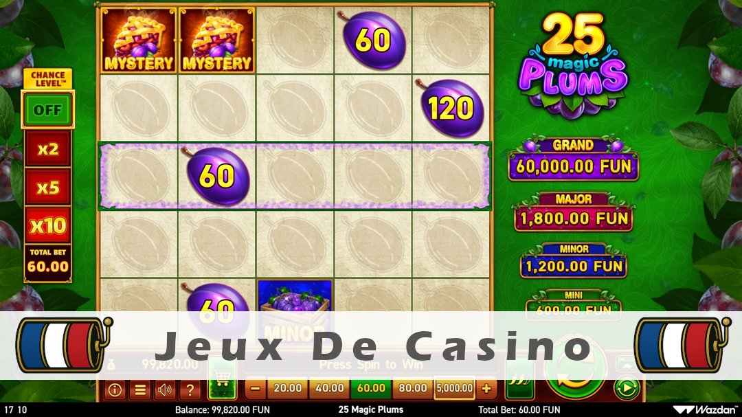 Démo de la machine à sous 25 Magic Plums