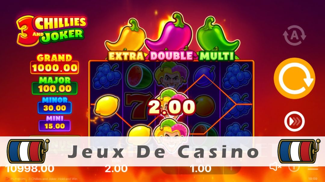 Démo de la machine à sous 3 Chillies and Joker Hold and Win