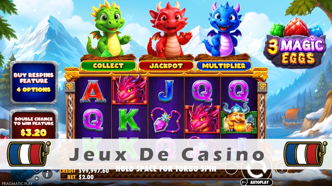 Démo de la machine à sous 3 Magic Eggs