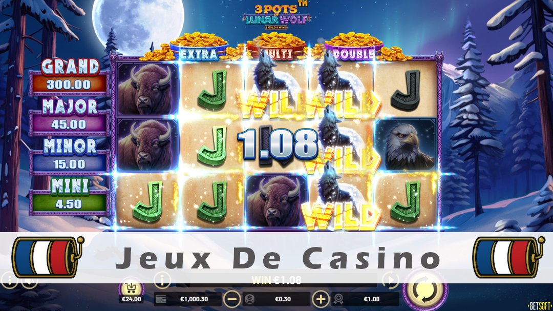 Démo de la machine à sous 3 Pots of Lunar Wolf