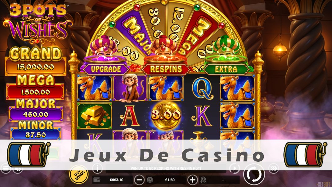Démo de la machine à sous 3 Pots of Wishes