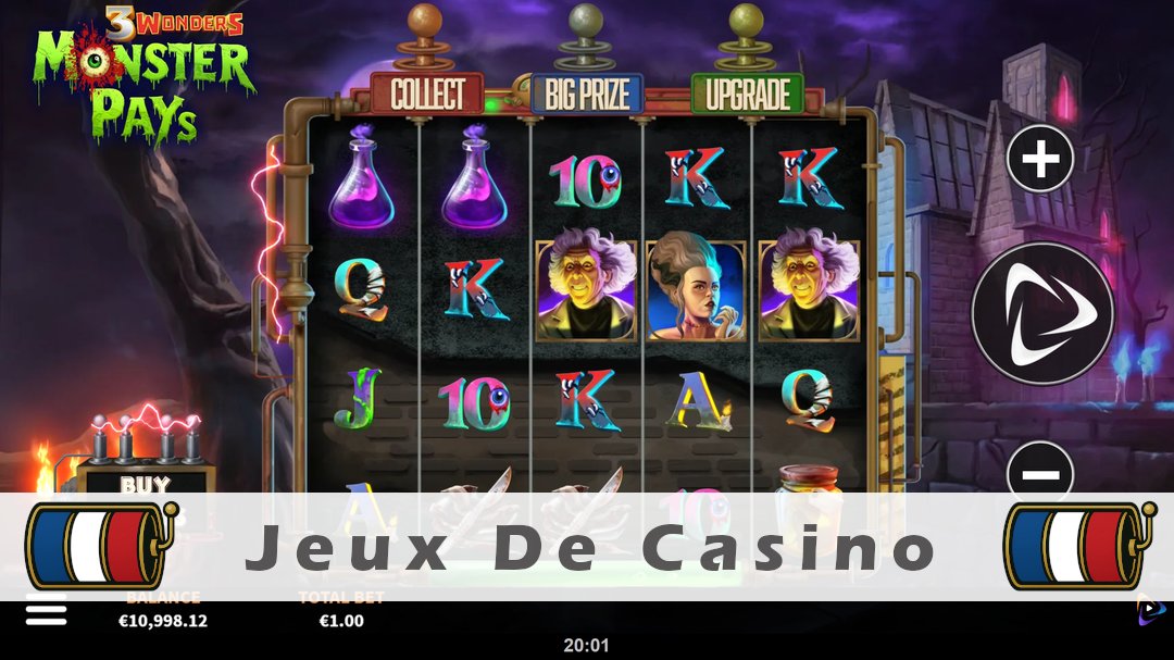 Démo de la machine à sous 3 Wonders Monster Pays