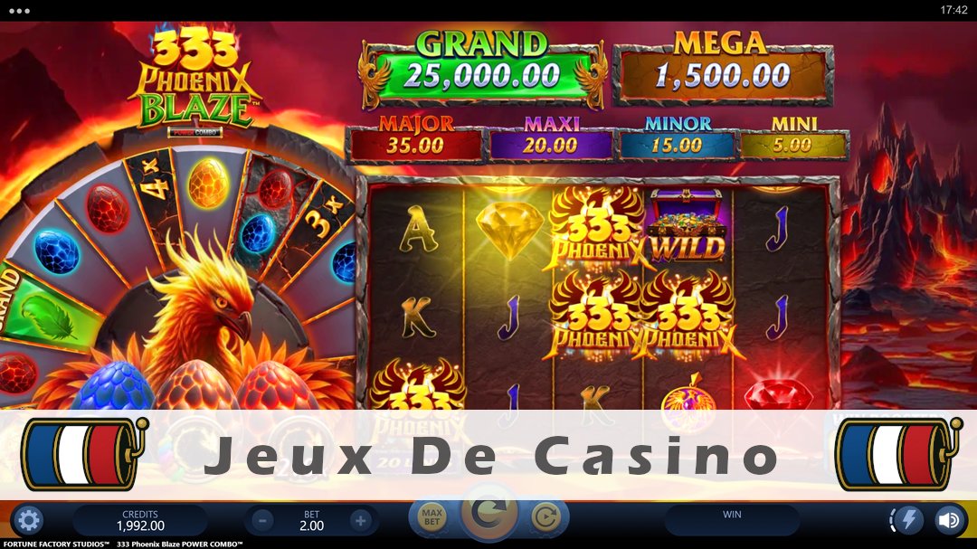 Démo de la machine à sous 333 Phoenix Blaze Power Combo
