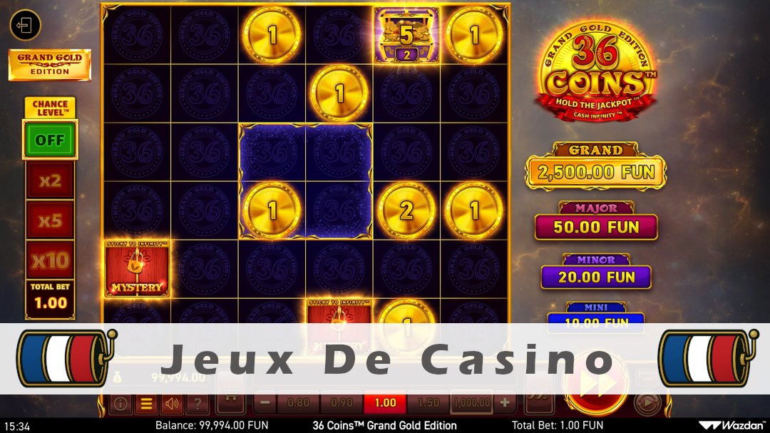 Démo de la machine à sous 36 Coins Grand Gold Edition
