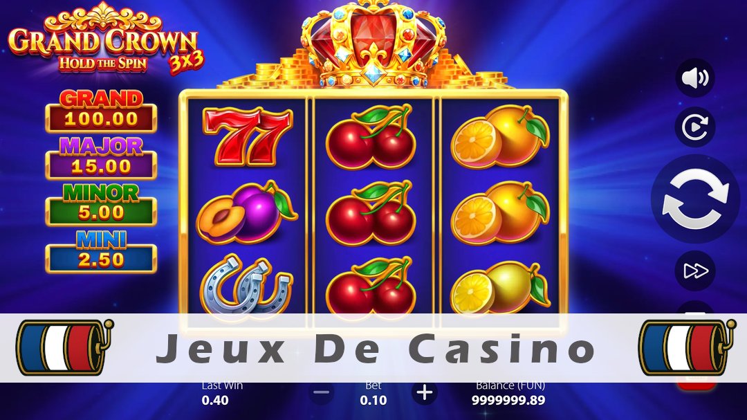 Démo de la machine à sous 3x3 Grand Crown