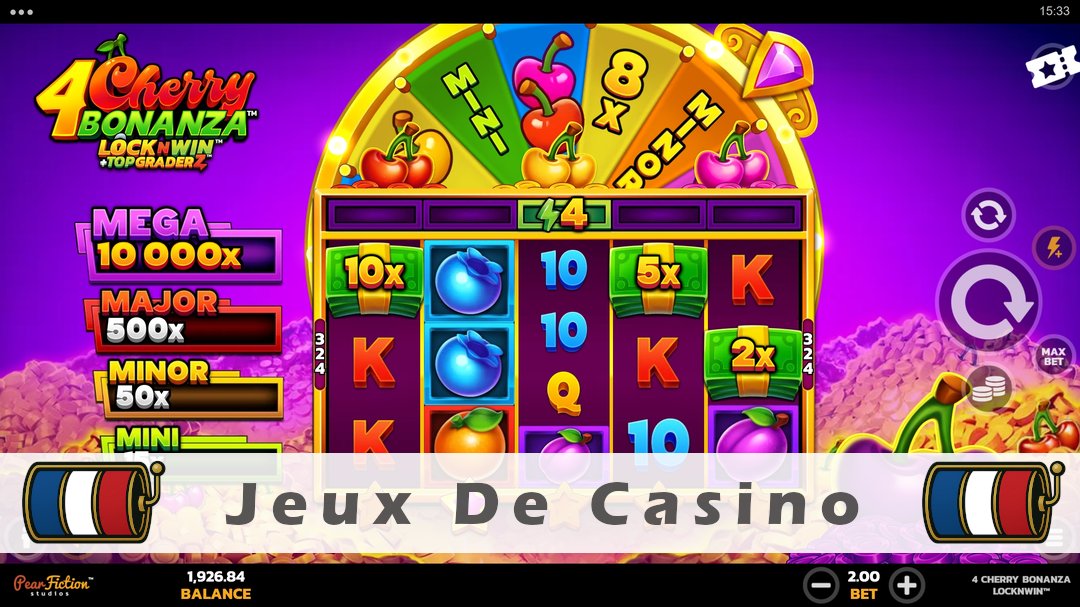 Démo de la machine à sous 4 Cherry Bonanza LockNWin