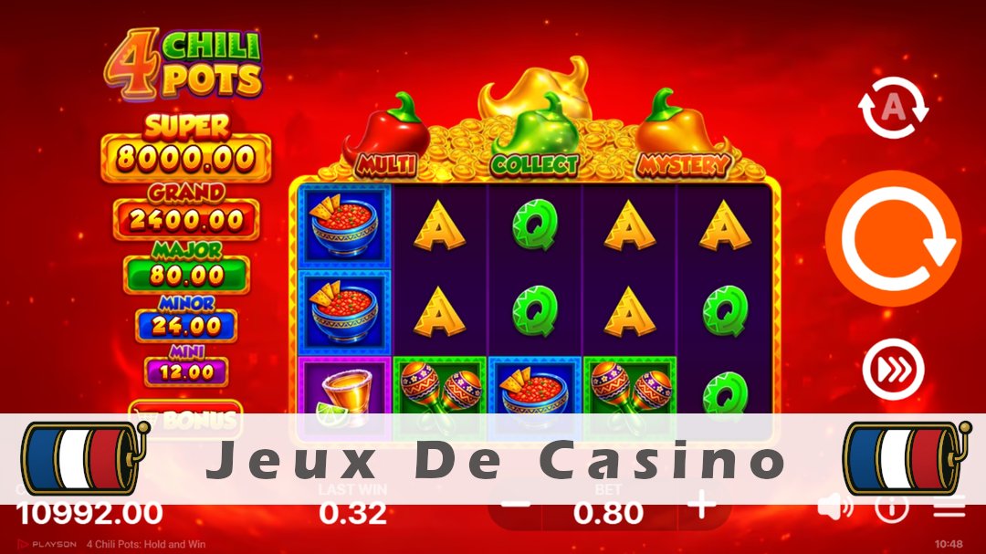 Démo de la machine à sous 4 Chili Pots Hold and Win