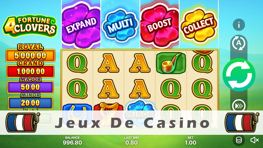 Démo de la machine à sous 4 Fortune Clovers Hold and Win