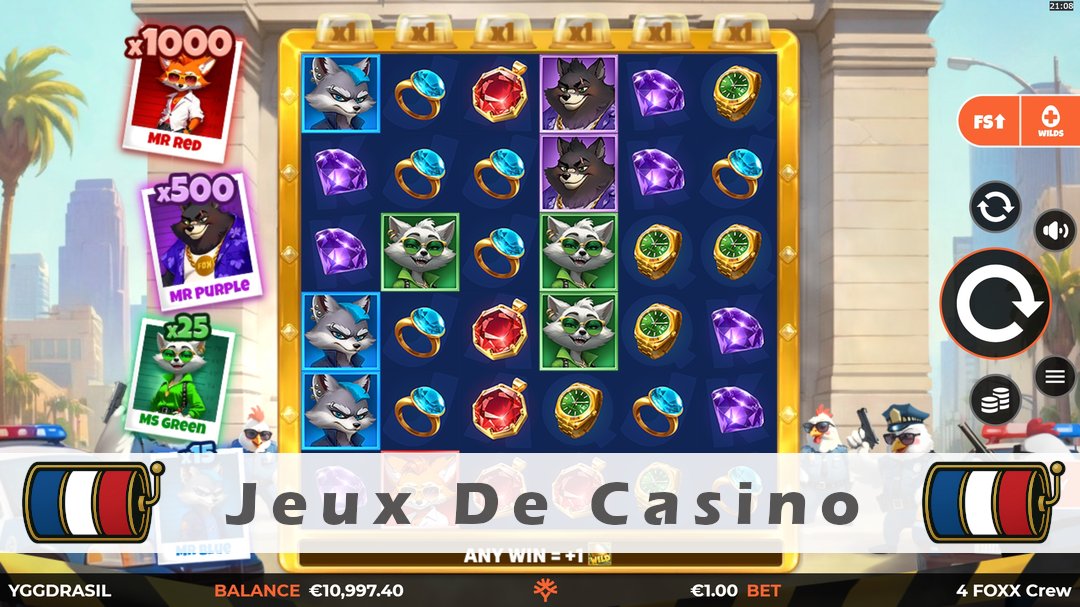 Démo de la machine à sous 4 Foxx Crew