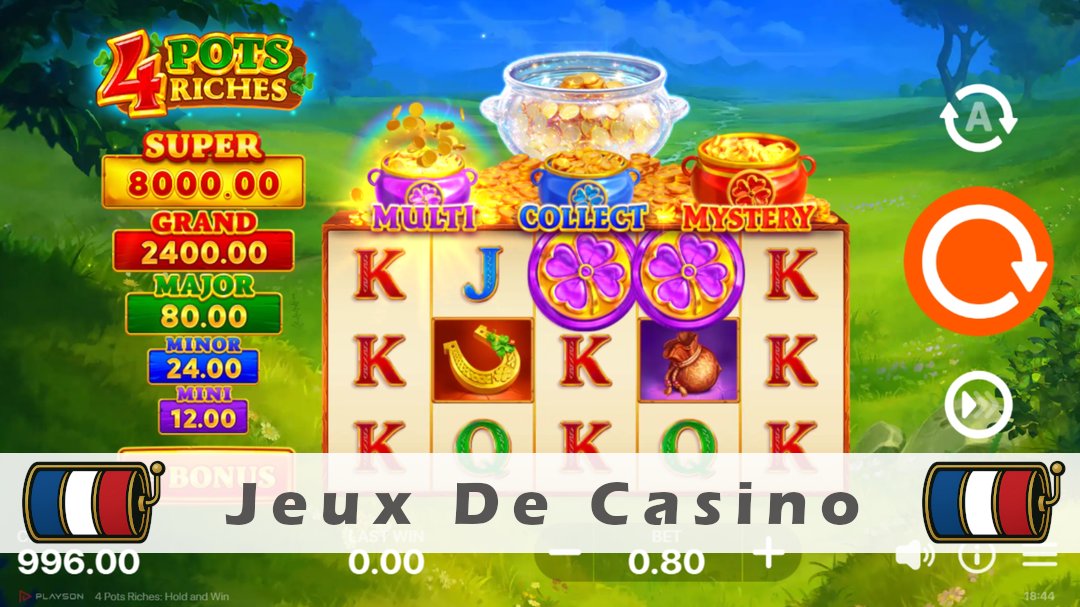 Démo de la machine à sous 4 Pots Riches Hold and Win