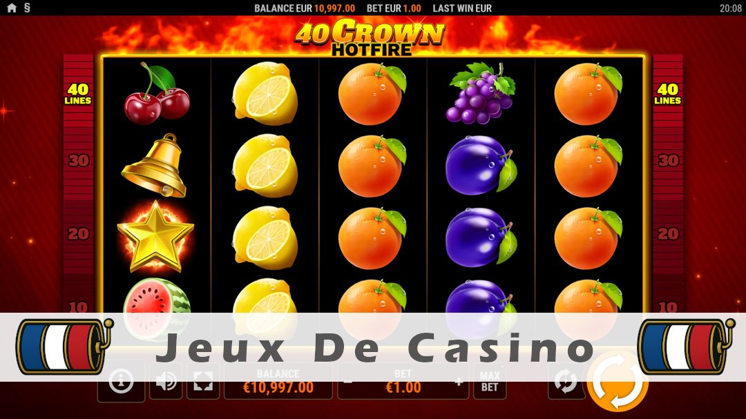 Démo de la machine à sous 40 Crown Hotfire