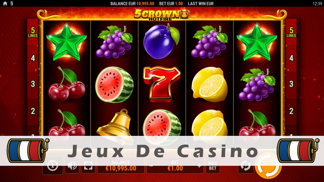 Démo de la machine à sous 5 Crown Hotfire