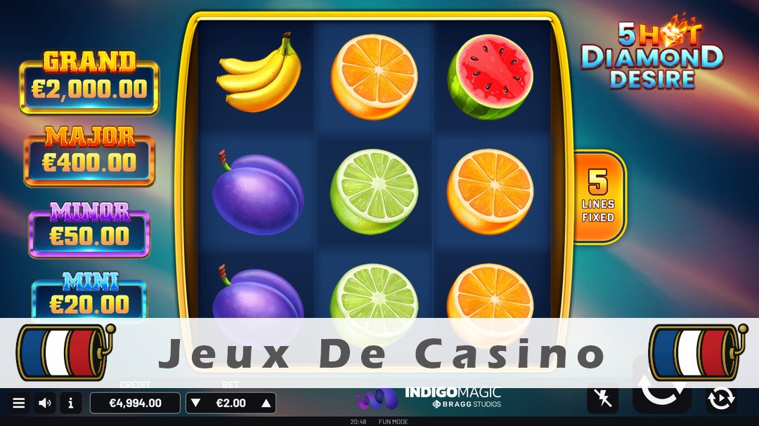 Démo de la machine à sous 5 Hot Diamond Desire