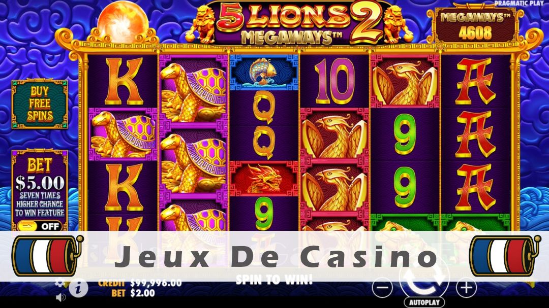 Démo de la machine à sous 5 Lions Megaways 2