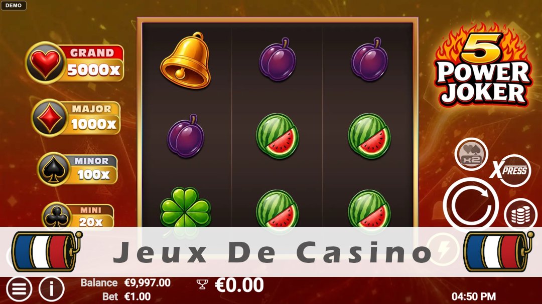 Démo de la machine à sous 5 Power Joker