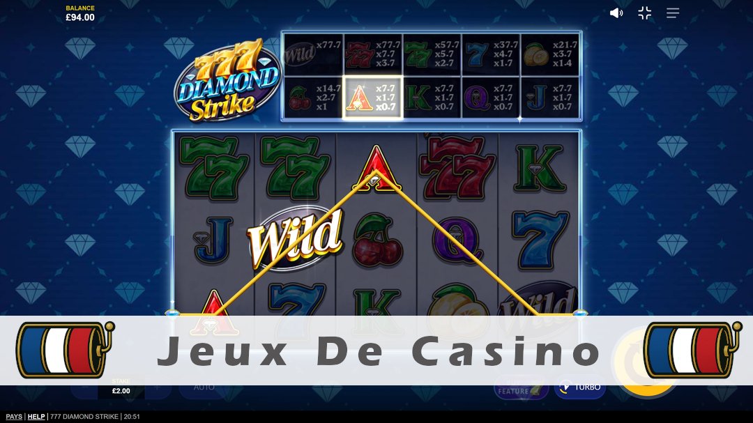 Démo de la machine à sous 777 Diamond Strike