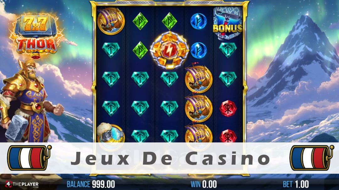 Démo de la machine à sous 7X7 Thor