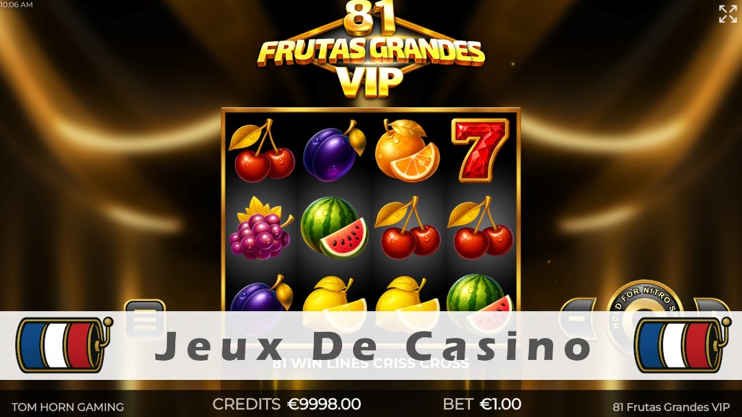 Démo de la machine à sous 81 Frutas Grandes VIP