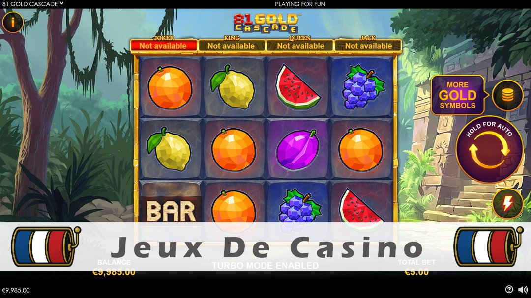 Démo de la machine à sous 81 Gold Cascade