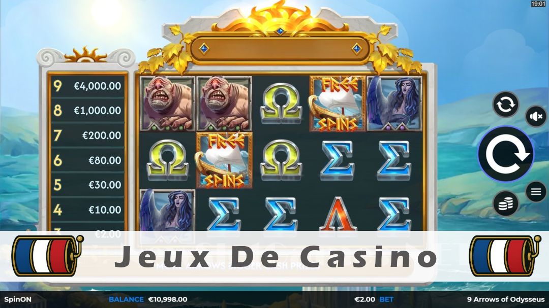 Démo de la machine à sous 9 Arrows of Odysseus