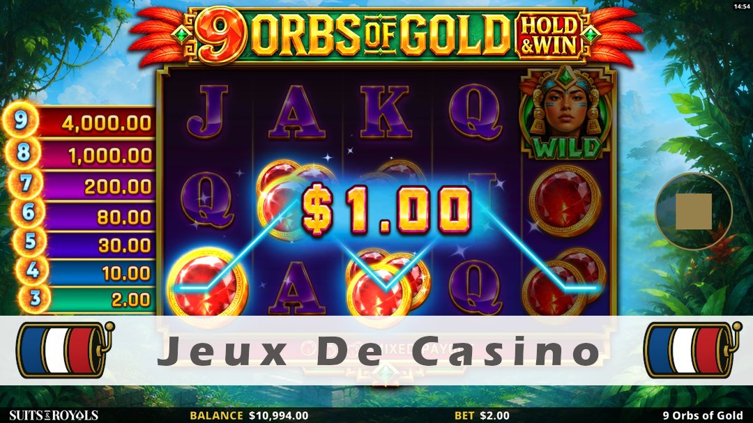 Démo de la machine à sous 9 Orbs of Gold