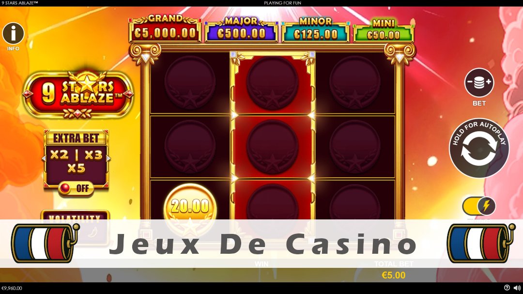 Démo de la machine à sous 9 Stars Ablaze