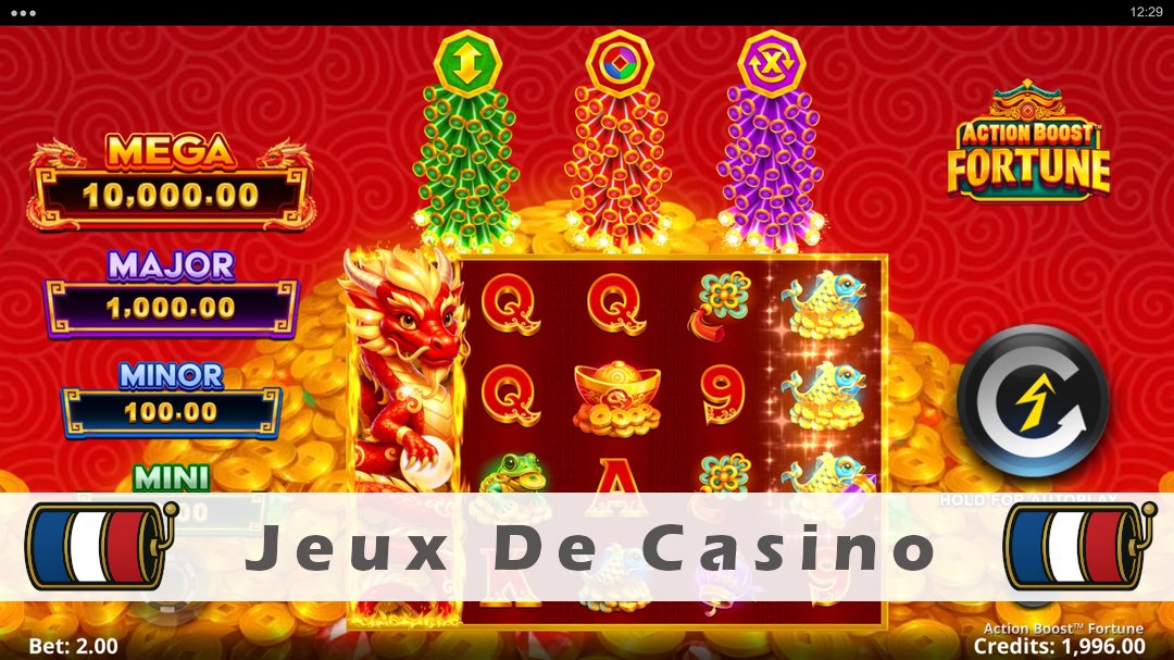 Démo de la machine à sous Action Boost Fortune