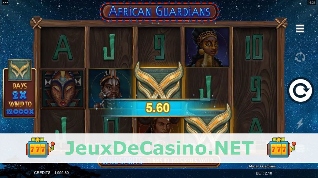 Démo de la machine à sous African Guardians