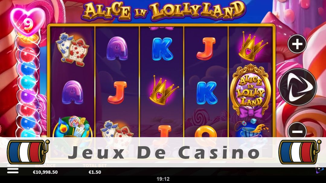 Démo de la machine à sous Alice in Lollyland