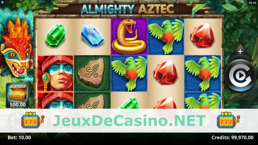 Démo de la machine à sous Almighty Aztec