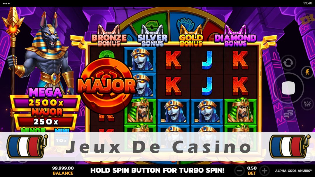 Démo de la machine à sous Alpha Gods Anubis