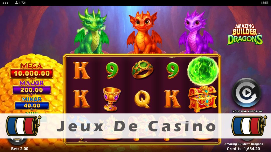Démo de la machine à sous Amazing Builder Dragons