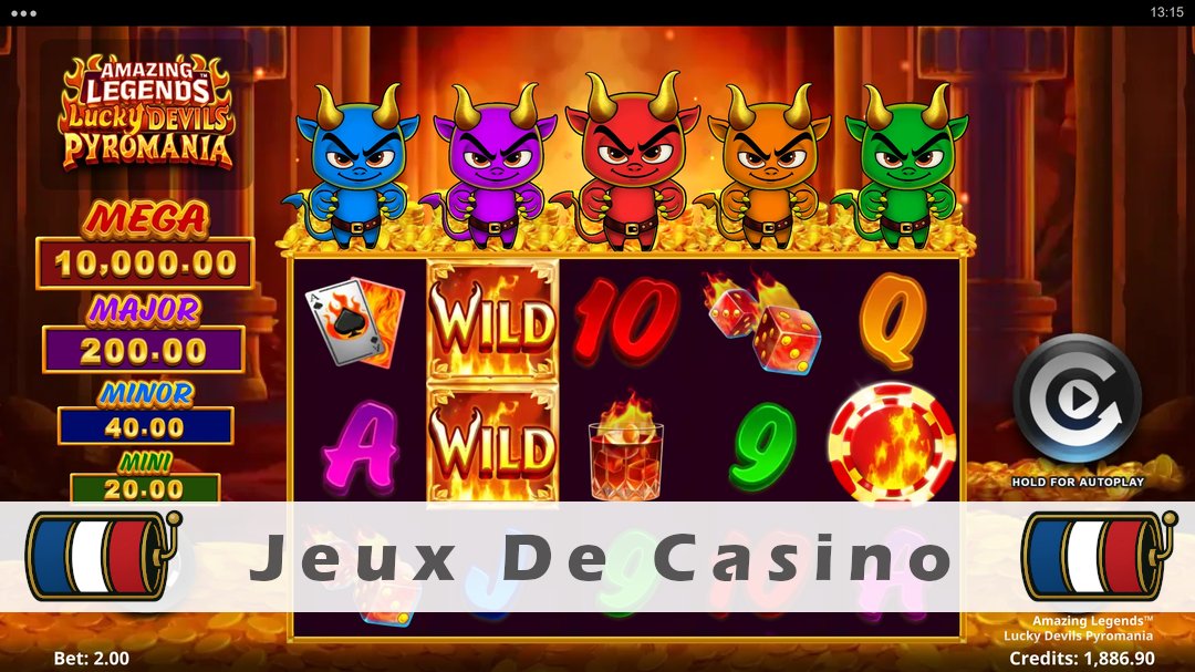 Démo de la machine à sous Amazing Legends Lucky Devils Pyromania