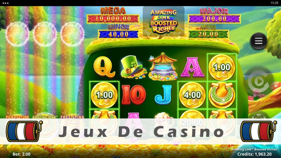Démo de la machine à sous Amazing Link Boosted Riches
