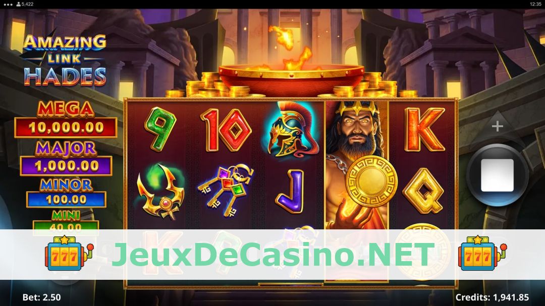 Démo de la machine à sous Amazing Link Hades