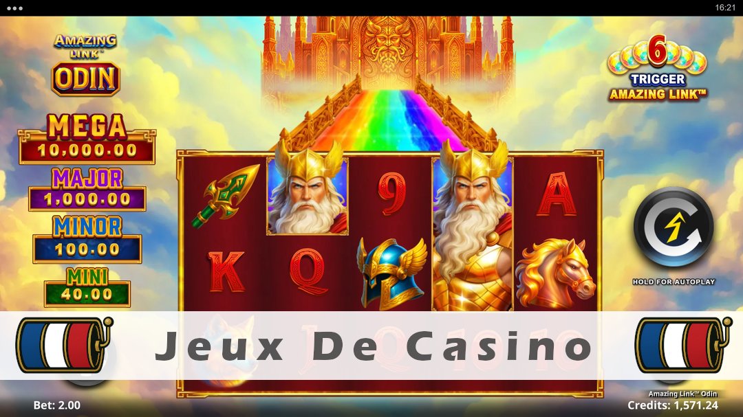 Démo de la machine à sous Amazing Link Odin